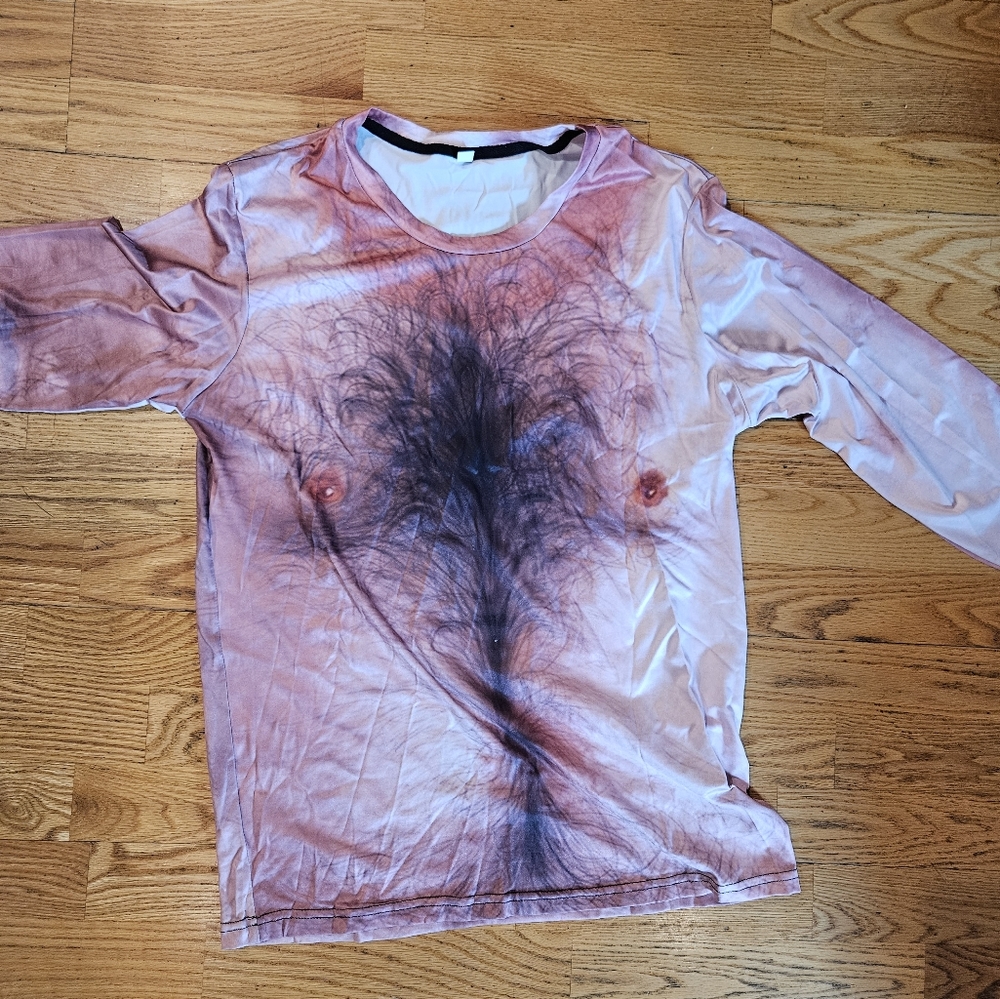 Mens body shape costume shirt.
